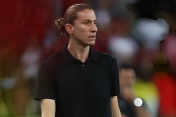 Filipe Luís, em jogo no Maracanã