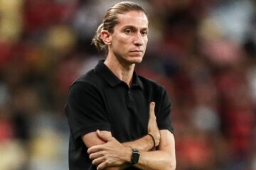 Filipe Luís, em jogo do Brasileirão