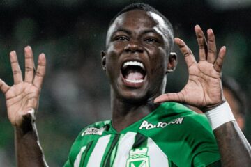 Marino Hinestroza, atacante do Atlético Nacional
