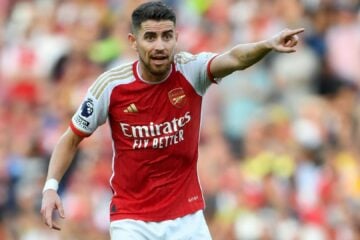 Jorginho, em jogo do Arsenal