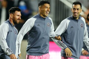 Messi, Suárez e Busquets