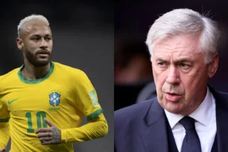 Neymar e Ancelotti