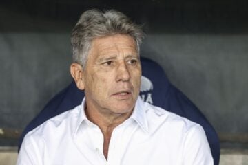 Renato Gaúcho, em jogo do Brasileirão no Maracanã