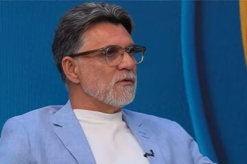 Ricardo Rocha, no programa Galvão e Amigos
