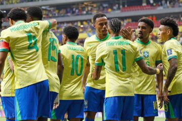Jogadores da seleção brasileira
