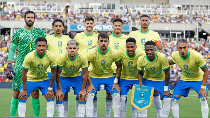 

Seleção brasileira em partida da Copa América (Divulgação/CBF)
