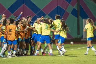 Seleção Brasileira Feminina sub-17 avança de fase no sul-americano (Reprodução/Nelson Terme/CBF)