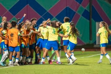 Seleção Brasileira Feminina sub-17 avança de fase no sul-americano (Reprodução/Nelson Terme/CBF)