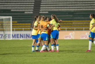 Seleção Brasileira Feminina sub-17 encara o Equador na úiltima rodada do sul-americano (Reprodução/Nelson Terme/CBF)