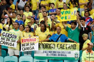 Torcedores da seleção brasileira