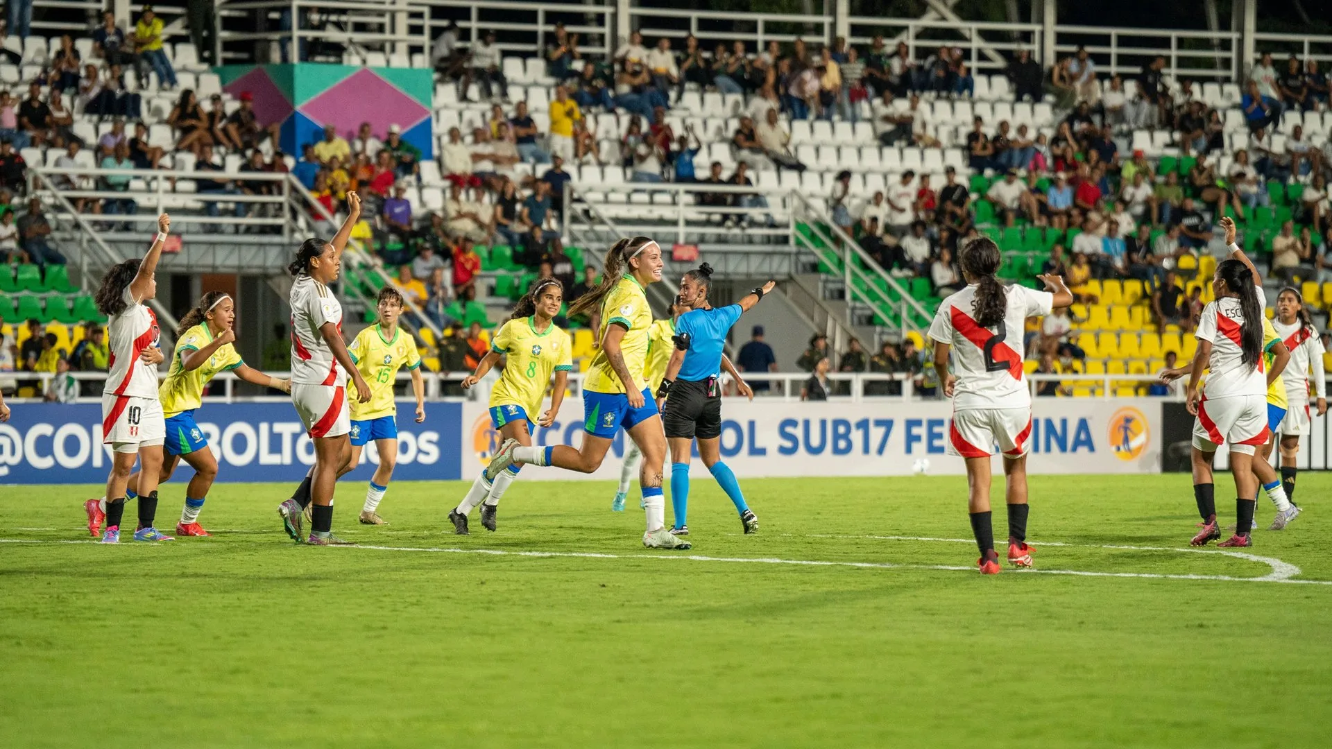 Seleção Brasileira Feminina sub-17 vence o Peru na estreia do sul-americano sub-17 feminino