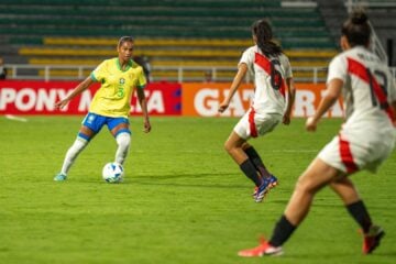 Zagueira da Seleção Brasileira comenta sobre o duelo contra a Bolívia (Reprodução/Nelson Terme/CBF)