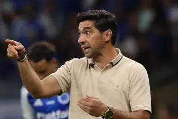 Abel Ferreira, em jogo no Brasileirão