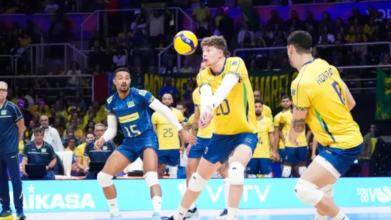 Brasil x Itália pela Liga das Nações de Vôlei Masculino (VNL): onde assistir, horário e informações