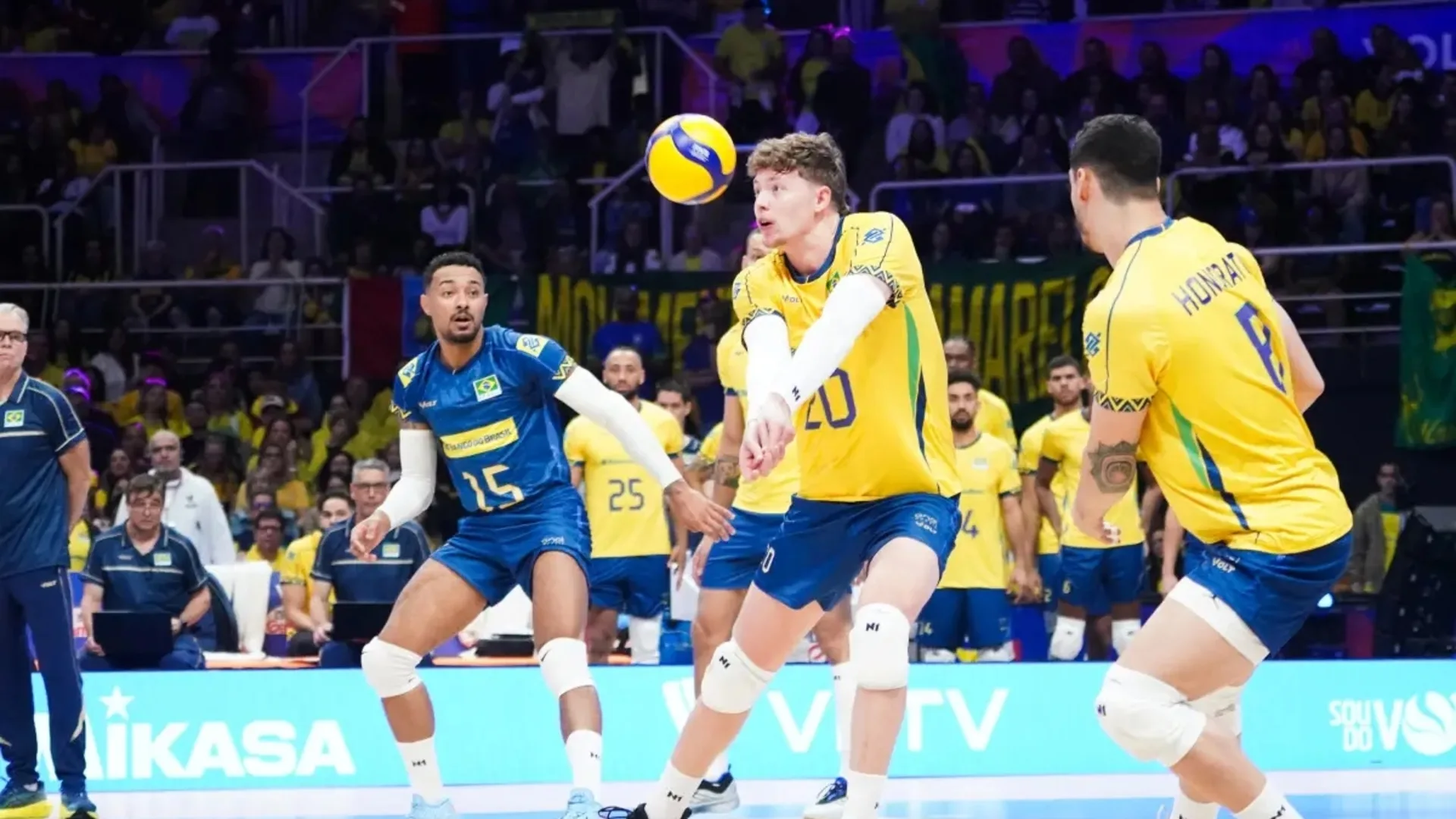 Brasil x Itália pela Liga das Nações de Vôlei Masculino (VNL): onde assistir, horário e informações