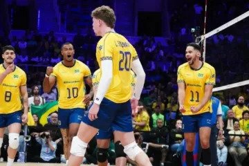 Ucrânia x Brasil na Liga das Nações Masculina de vôlei: onde assistir e horário