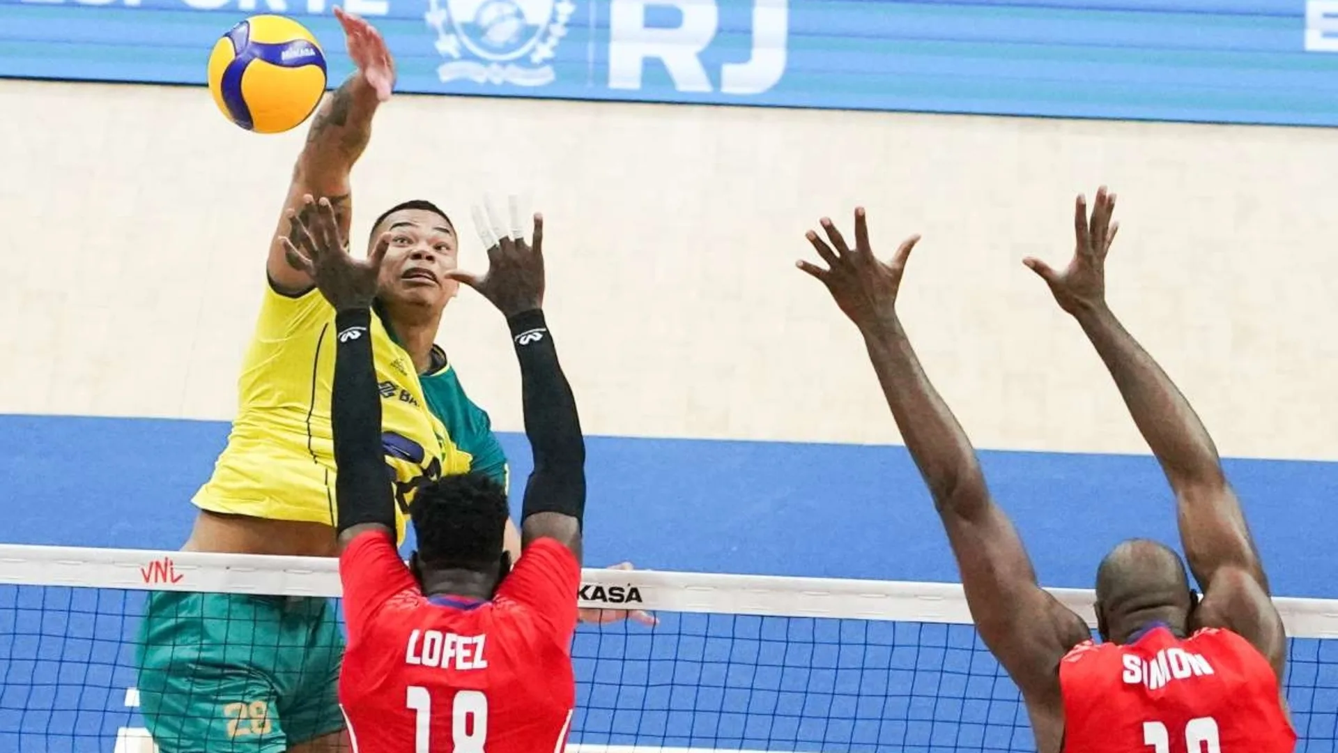 Brasil x Cuba pela VNL 2025: onde assistir e horário do jogo de vôlei masculino