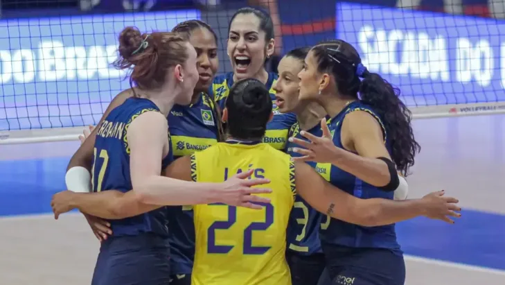 Brasil x Estados Unidos pela VNL 2025: Onde assistir e horário do jogo de vôlei feminino Brasil x Estados Unidos pela VNL 2025: Onde assistir e horário do jogo de vôlei feminino