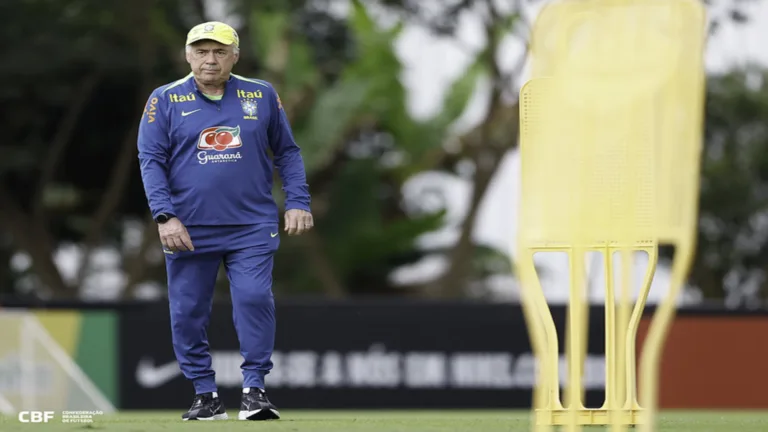 Ancelotti revela estudar 70 jogadores para a seleção brasileira e manda recado: “Não há uma lista definitiva”