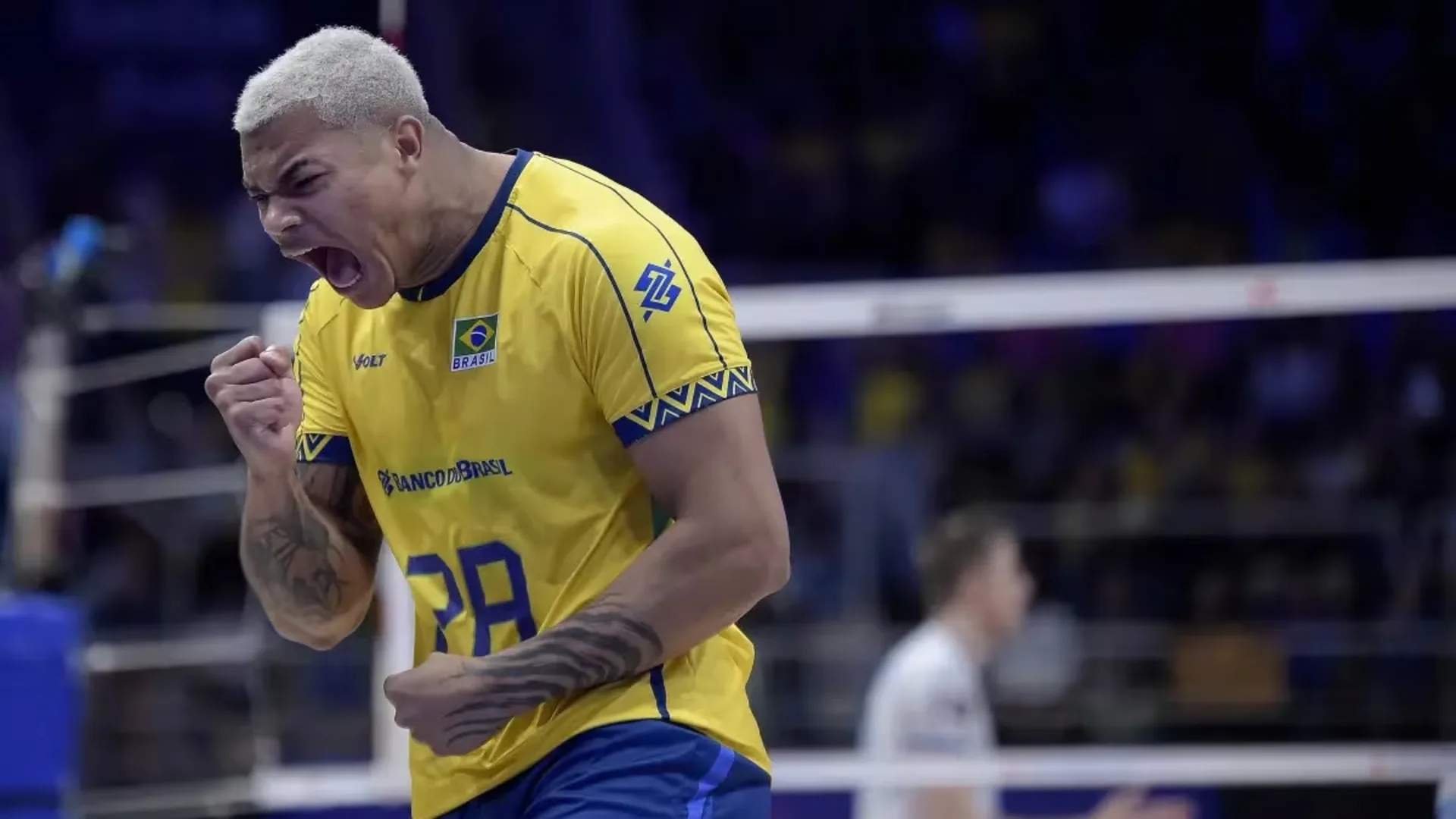 Seleção masculina de vôlei: Darlan mira recorde mundial após saque decisivo pela Liga das Nações (VNL)