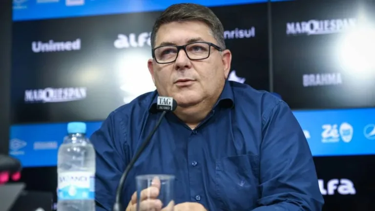 Alexandre Rossato, vice do Grêmio, é sincero e aponta dificuldade financeira: “Não vai fazer contratações de grande impacto”