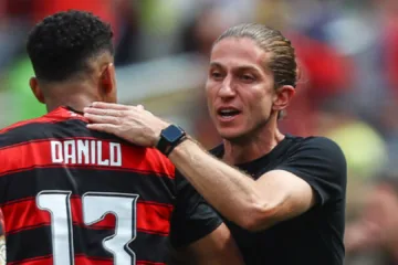Filipe Luís, em jogo do Flamengo no Mundial de Clubes