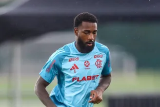 Gerson meia do Flamengo no Brasileirão