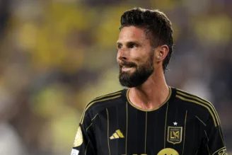 Giroud, atacante do Los Angeles FC