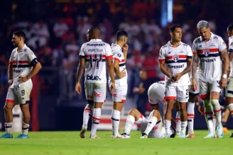 Jogadores do São Paulo