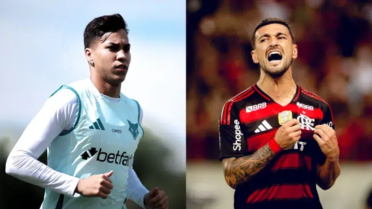 Kaio Jorge, do Cruzeiro, manda recado para Arrascaeta, do Flamengo, sobre artilharia: “Disputa acirrada”