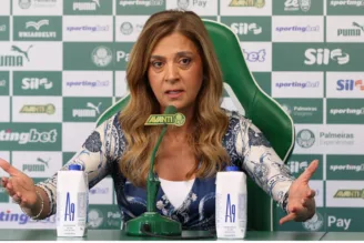 Leila Pereira presidente do Palmeiras