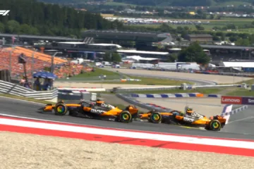 Fórmula 1 hoje: Norris resiste à pressão de Piastri e vence GP da Áustria; Bortoleto pontua
