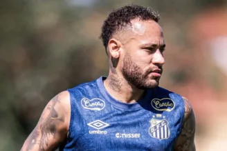 Neymar, atacante do Santos