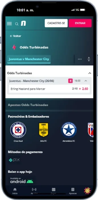 Novibet Odds Turbinadas