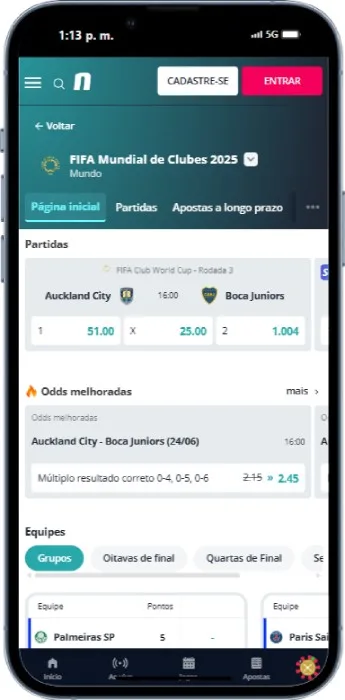 Odds Especiais Novibet Mundial De Clubes