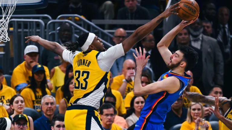Pacers supera Thunder com ótima atuação de Haliburton e abre vantagem nas finais da NBA
