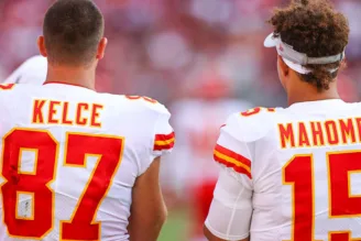Patrick Mahomes e Travis Kelce
