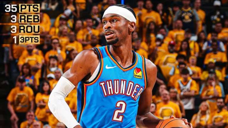 Shai Gilgeous-Alexander brilha, Thunder arranca virada contra os Pacers e empata finais da NBA