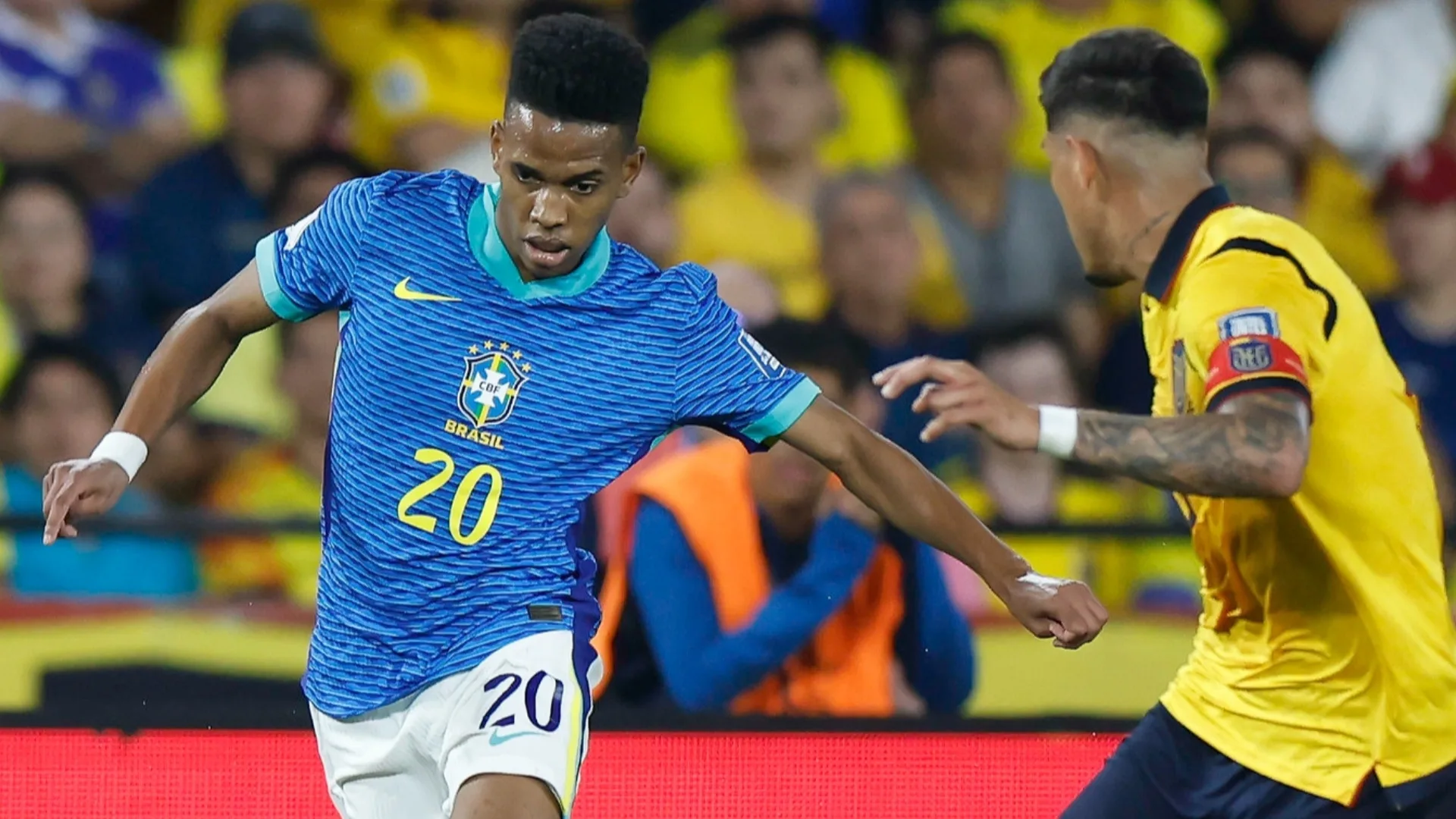 Torcedores detonam atuação de Estêvão, do Palmeiras, e sugerem Antony titular da seleção brasileira