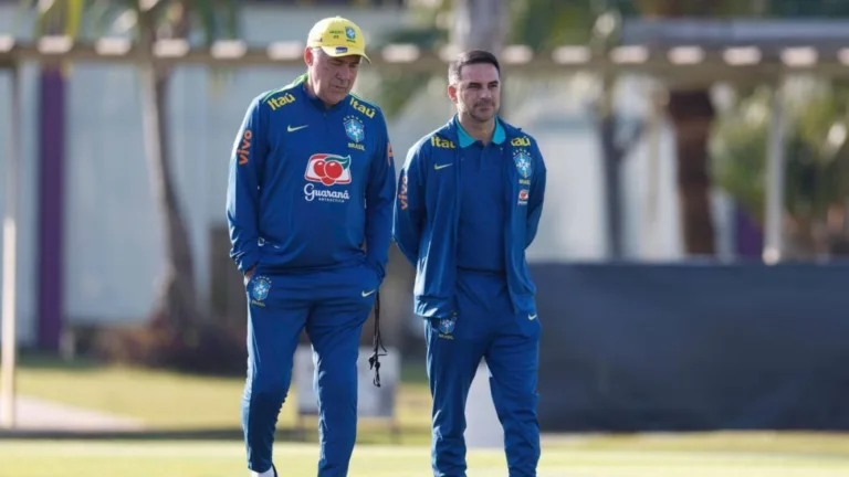 Rodrigo Caetano elogia Ancelotti na seleção brasileira: “Fez de tudo para se integrar o mais rápido possível”