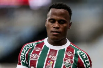 Jhon Arias, em jogo do Brasileirão
