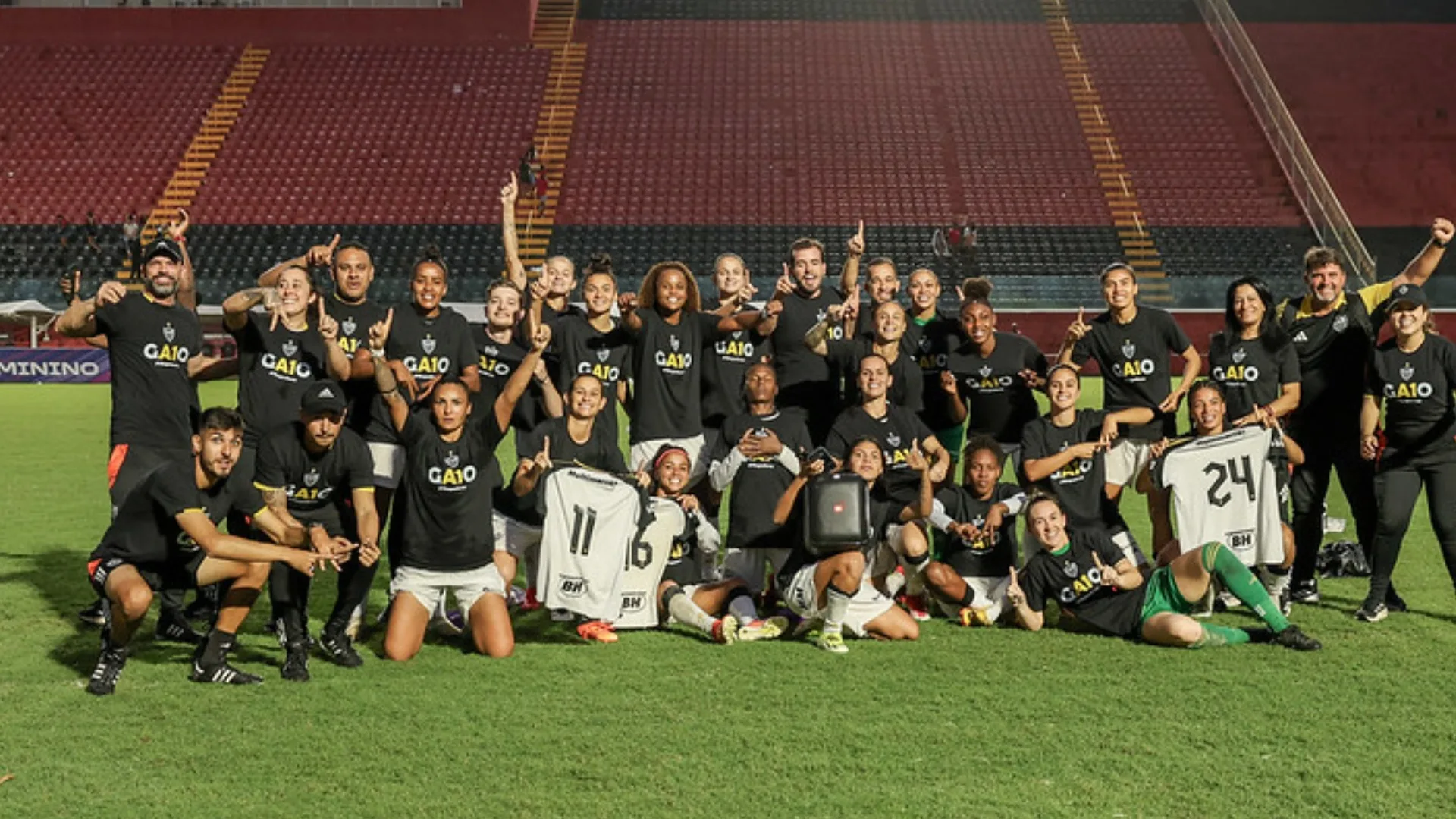 Rafa Travalão faz pedido antes de jogo decisivo do Atlético-MG no Brasileirão Feminino A2: “Precisamos ter raça”