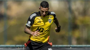 Atlético-MG pode ter Guilherme Arana e Cuello contra o Bahia pelo Brasileirão; Everson e Rony são desfalques