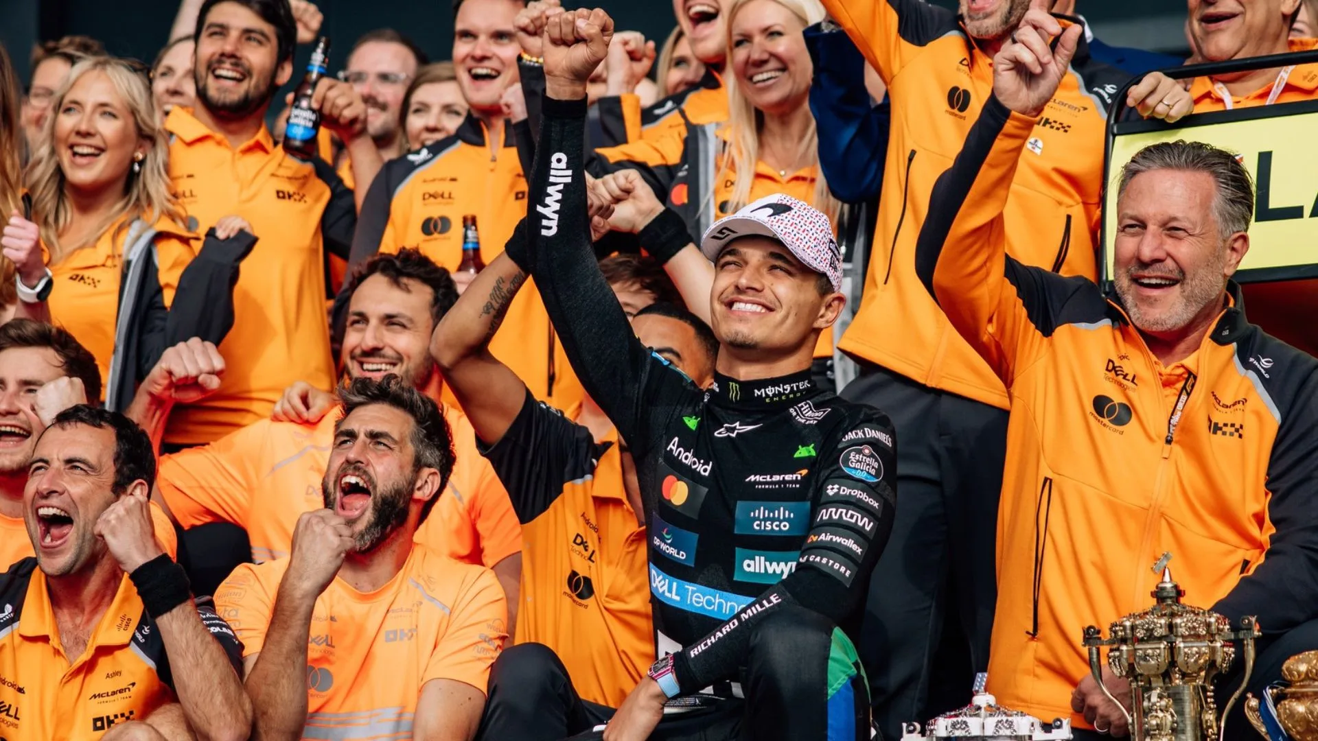 Fórmula 1 hoje: Band repete vice-liderança na audiência com vitória de Lando Norris no GP da Inglaterra