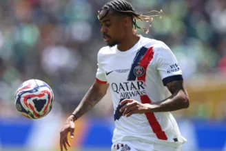 Barcola PSG x Bayern de Munique Mundial