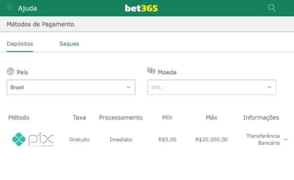 bet365 Como Depositar Depósito Mínimo bet365