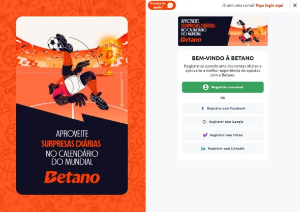 betano cadastro