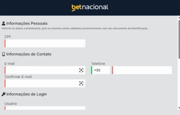 Betnacional Criar Conta Betnacional Depósito Mínimo
