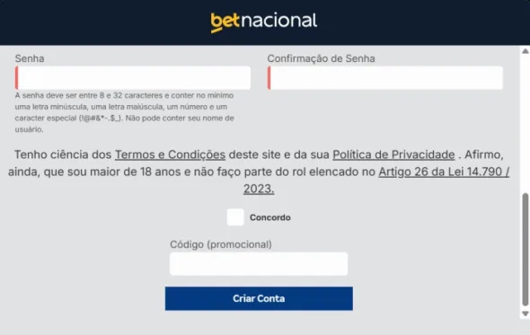 Benacional Site De Apostas Betnacional Criar Conta