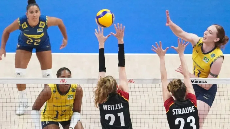 Gabi e Julia Bergmann apontam preocupações do Brasil contra Alemanha na VNL: “Qualidade no ataque e no bloqueio”